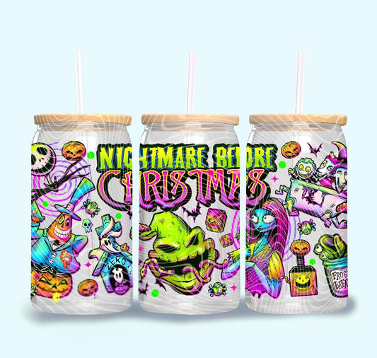 Neon NBC Glass Can