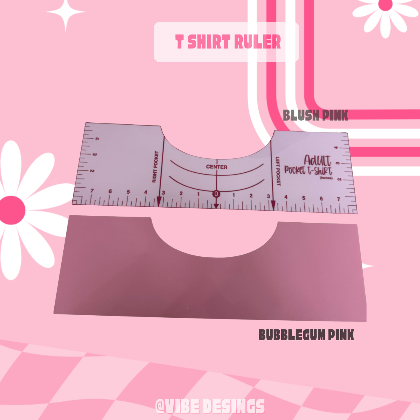 Acrylic T Shirt Ruler Ships up to 15days