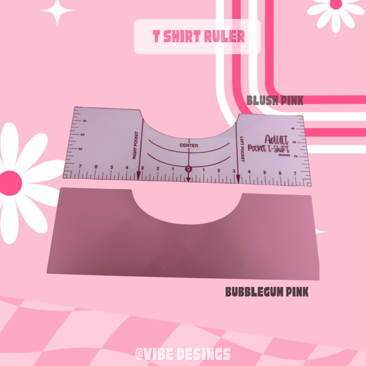 Acrylic T Shirt Ruler Ships up to 15days