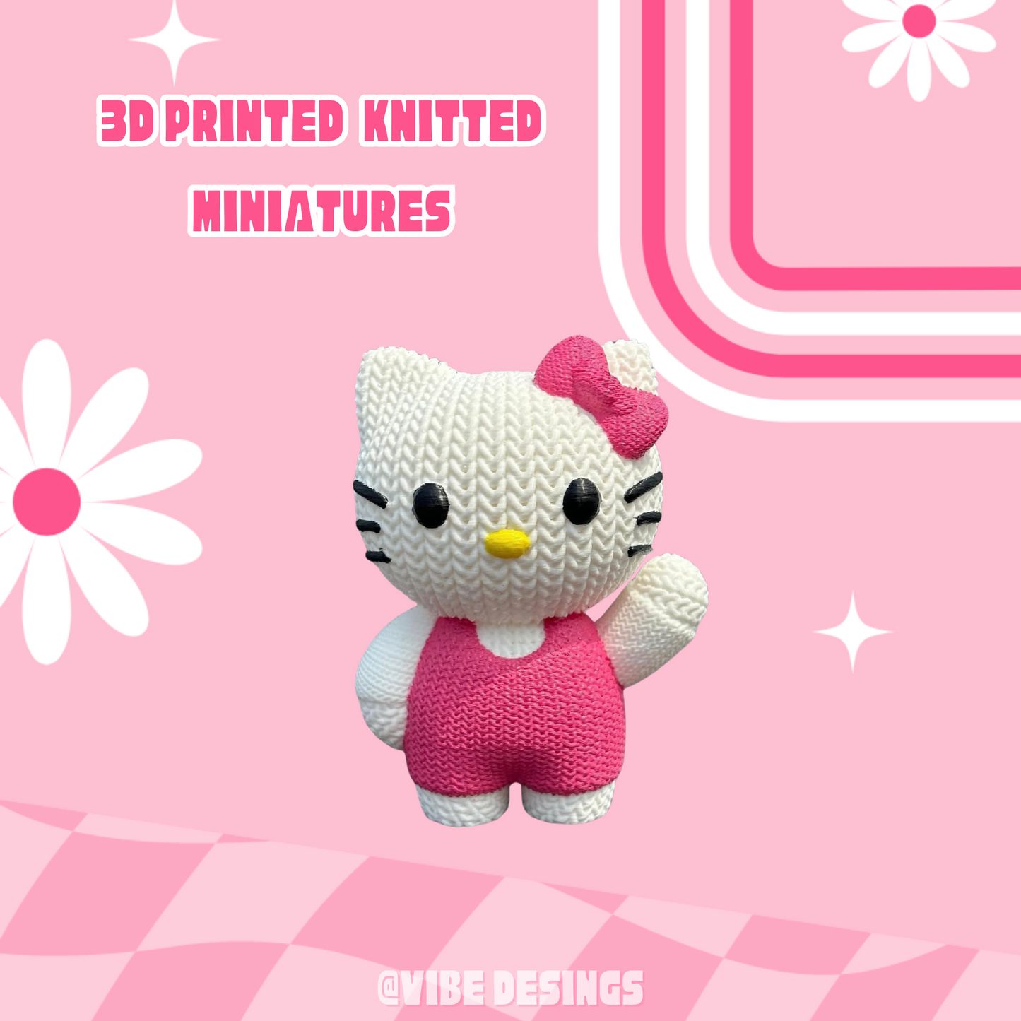 Knitted HK 3D Miniature