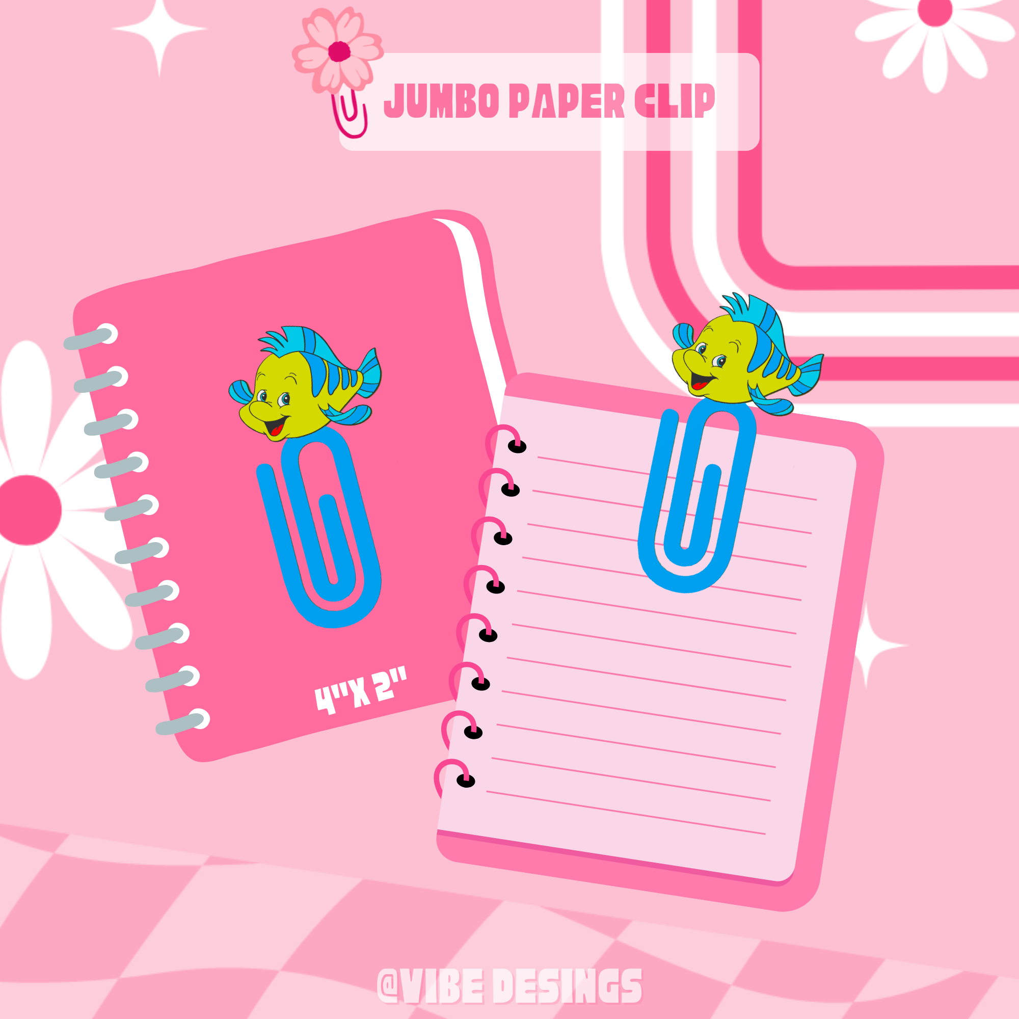 Yellow Fish 3D Paper Clip – Vibe Desings