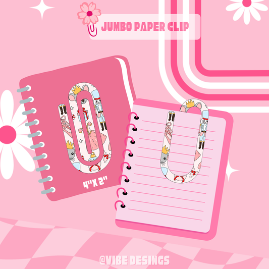 Nutcracker Acrylic Paper Clip