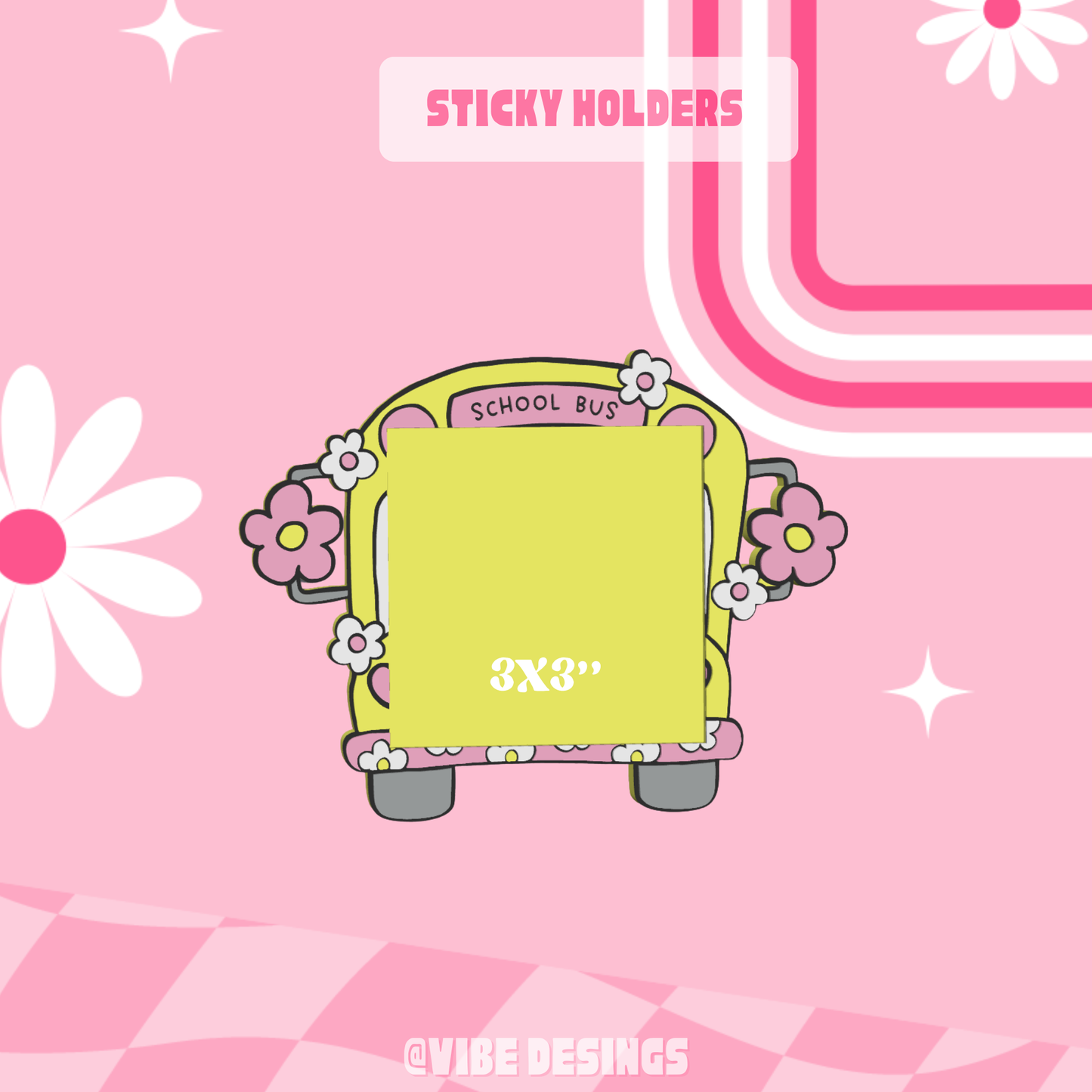 School Bus Sticky Holder