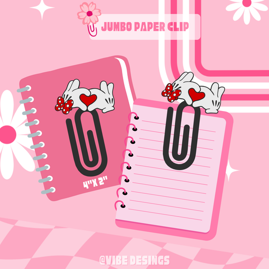 Mouse Hands 3D Paper Clip