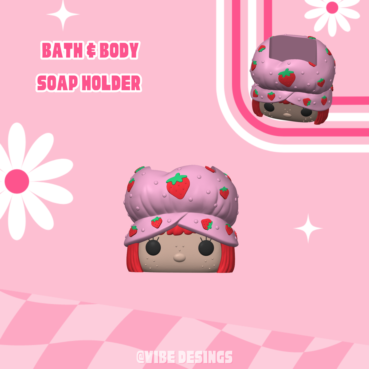 Berry Girl Bath&Body Soap Holder