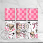 Pink Iced Coffee 20oz Skinny Tumbler