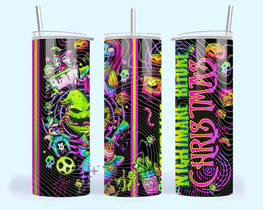 Neon NBC 20oz Skinny Tumbler