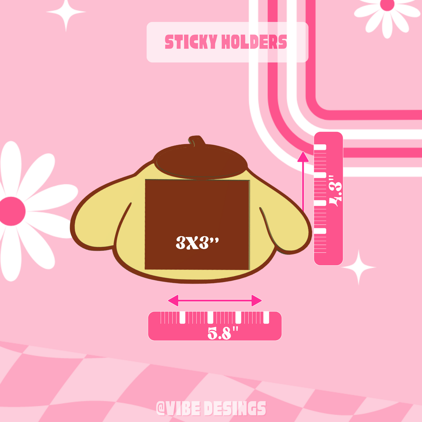 Pompom Sticky Holder