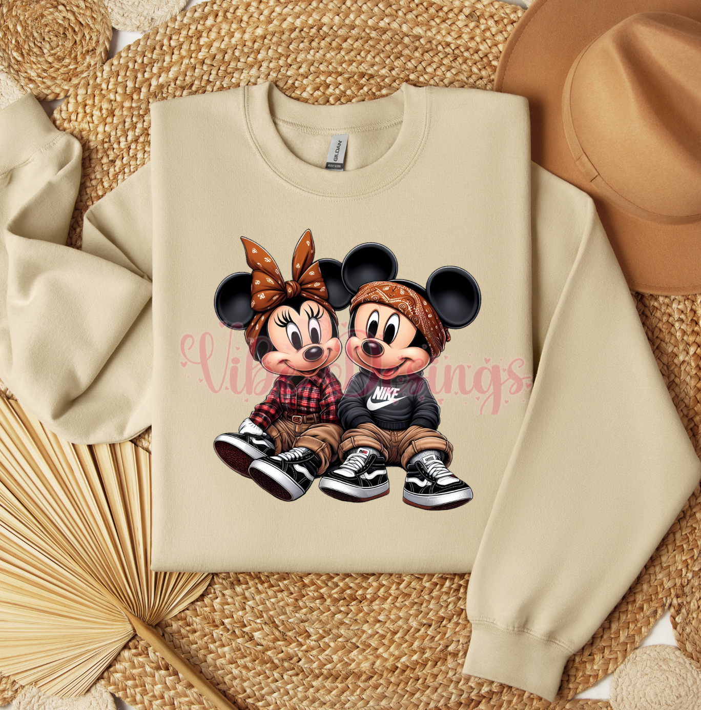 Glitter Chicano Mouse Crewneck