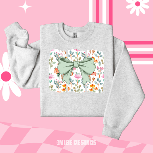 Flower Coquette Crewneck