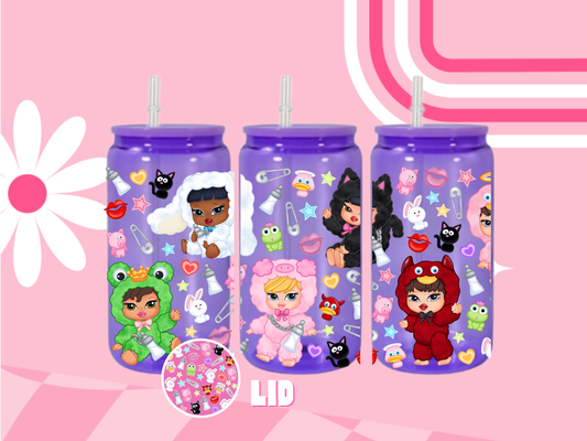 Bratziez Jelly Glass Can