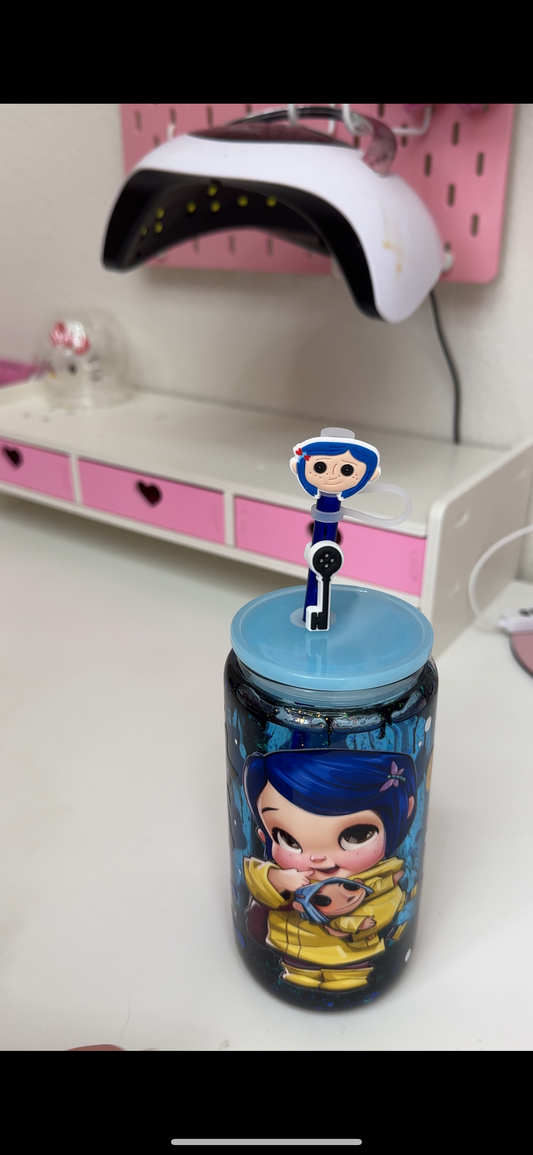 Cora Snowglobe Glass Can