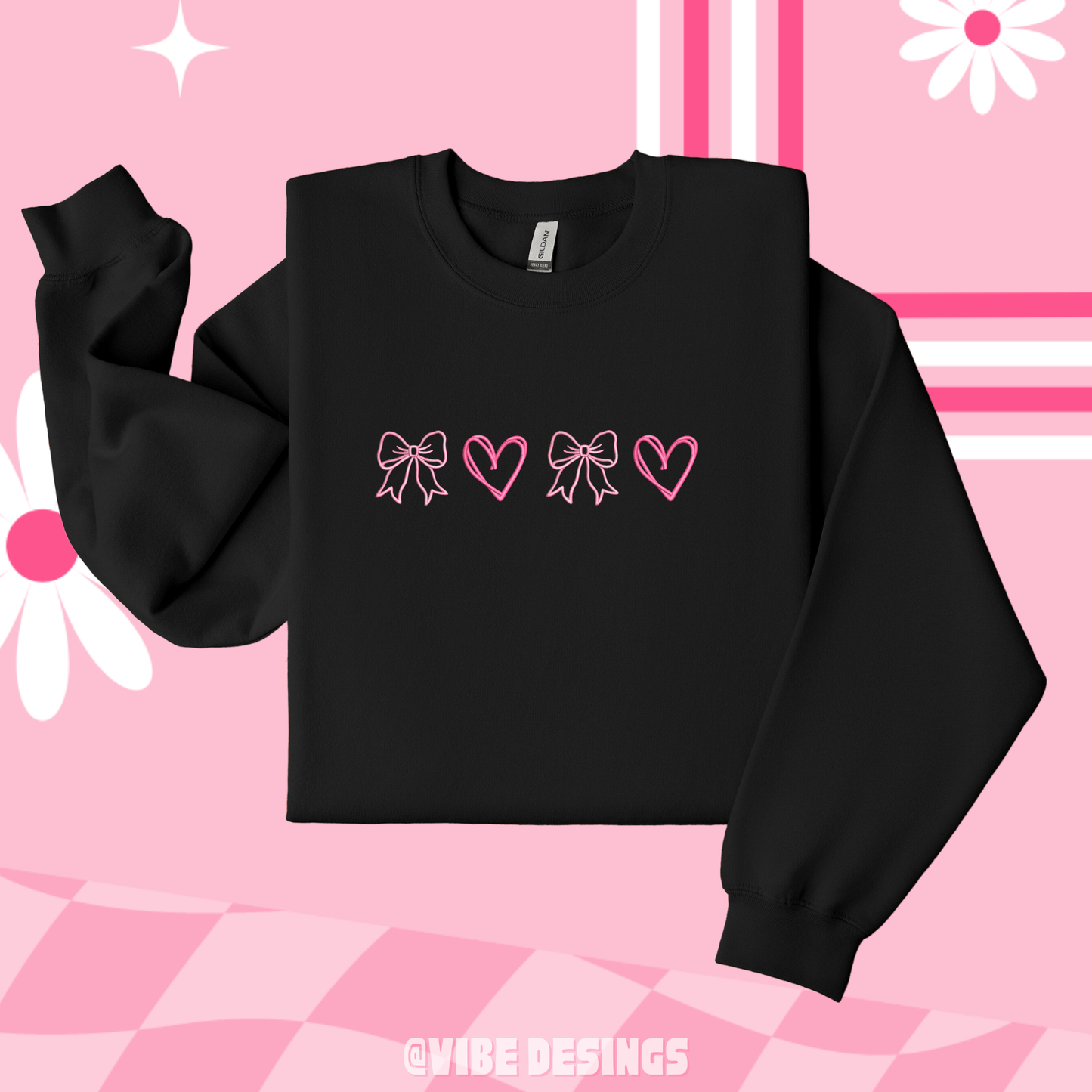 Coquette & Hearts Crewneck