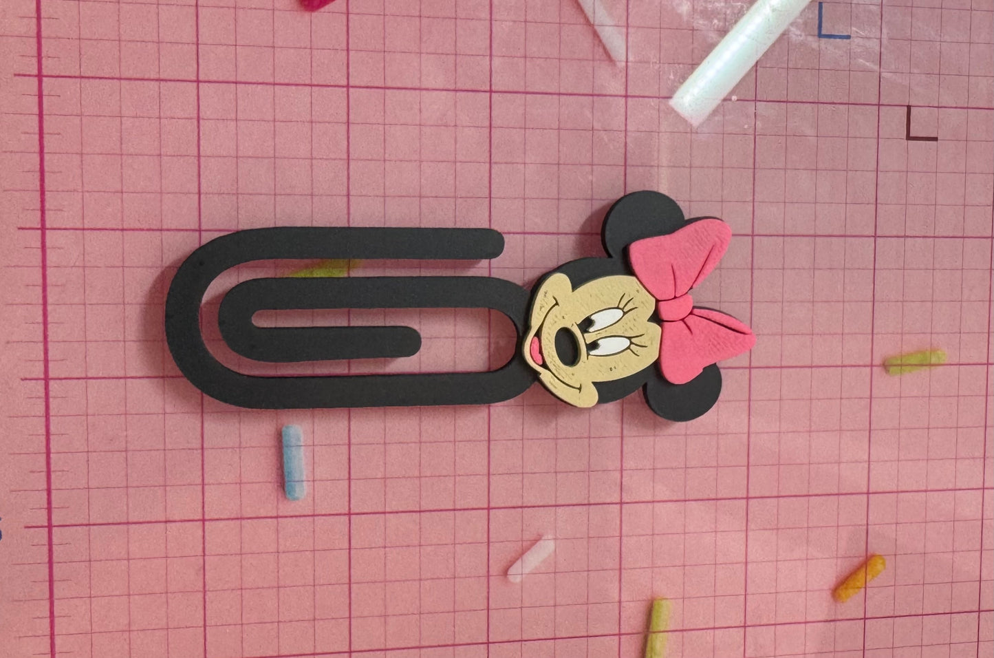 Mouse Face 3D Paper Clip