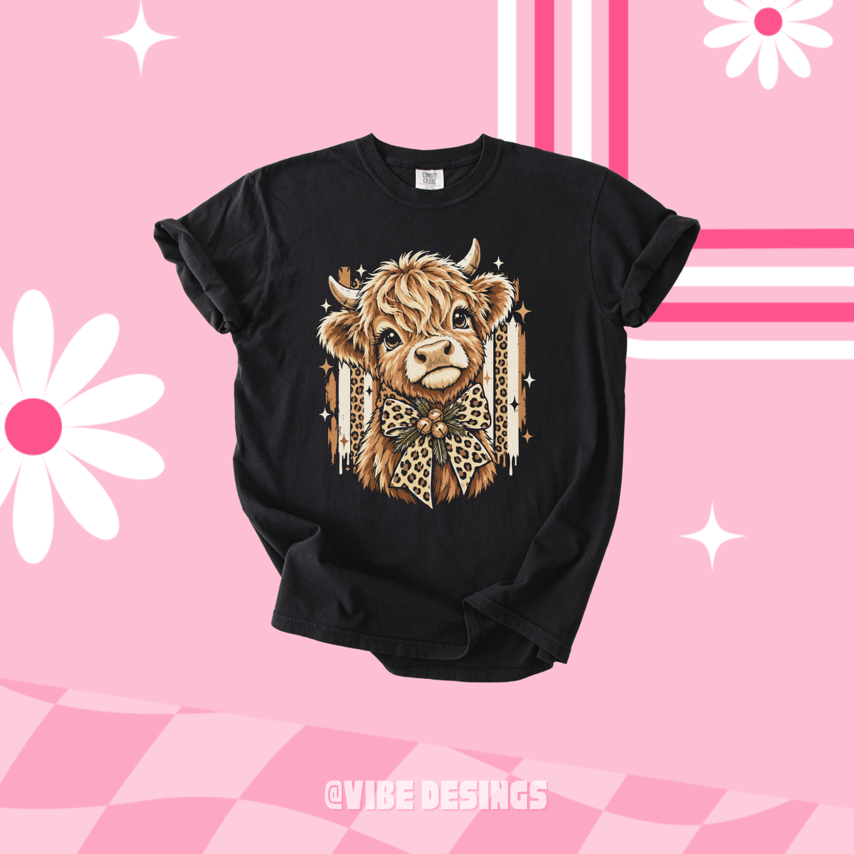 Leopard Cow Cow Tee