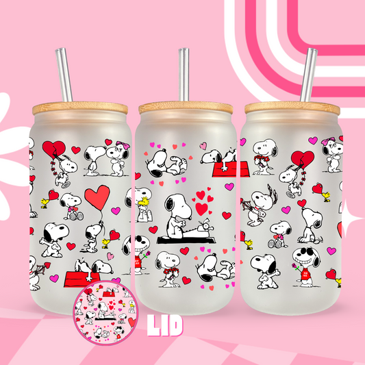 Snoopy Glass Can