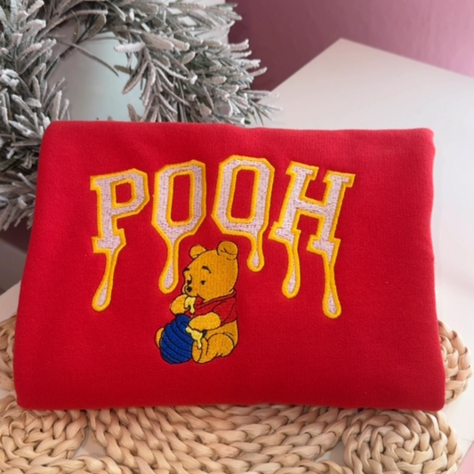 Pooh Embroidered Crewneck