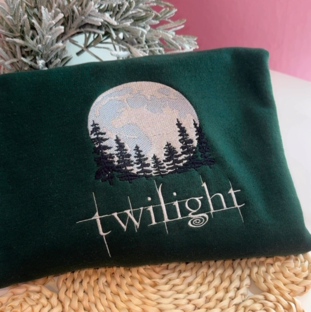 Twilight Embroidered Crewneck