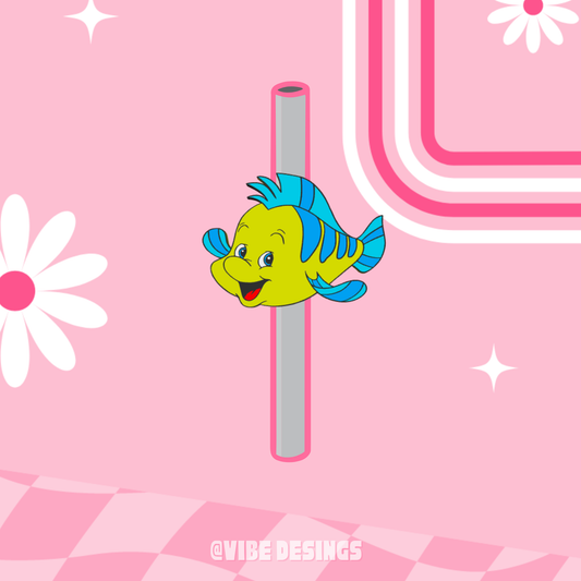 Yellow Fish Straw Topper (Copy)