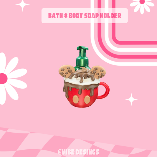 Mouse Coffee Bath&Body Soap Holder